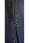 Women's Plus Size Transitional Ecrin Knit Fabric Long Maternity Vest, Relaxed Fit (95 cm), with Rhinestone Embellishments, Wide at the Hips—Vest with British-Style Buttons - 2