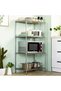 4-Tier Heavy Duty Shelving Unit,Carbon Steel Adjustable Rack(Silver) - 2