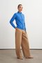Pleated Pants with a Wide Belt - 3