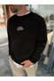 Black Future Embroidered Knit Sweatshirt PM-024 - 4