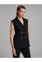 Black Regular-Fit Vest 50331164-VR046 - 3