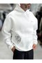 White Holographic Hooded Sweatshirt SW-5261 - 7