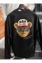 Black Sweatshirt with Pixel Bear Print RES-5025 - 3