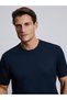 Navy Blue Regular Fit Basic T-Shirt 50331677-VR033 - 2