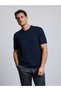 Navy Blue Regular Fit Basic T-Shirt 50331677-VR033