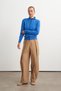 Pleated Pants with a Wide Belt