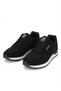 Men's Black Lace-Up Breathable, Comfortable, Soft White-Sole Sneakers