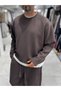 Coffee-Knit Basic Sweatshirt HM-