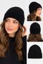 Unisex Fold-Over Knit Beanie – Plain-Knit Winter Casual Beanie - 2