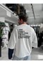 White Clear Mind Boxy Fit Sweatshirt RES-5009 - 7