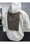 White Wolf Embroidered Hooded Sweatshirt SW-5208 - 2