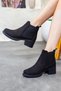 Genuine Leather Boots with Elastic Sides for Extra Comfort - 2