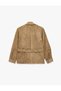 Faux Suede Taupe Color Mink Women's Jacket 7WAK20265EW - 2
