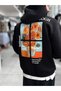 Black Vincent Patch Hooded Sweatshirt SW-5202 - 3