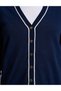 Navy Blue Slim Fit Basic Knit Cardigan 50333949-VR033 - 6