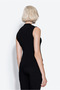 Mock Neck Sleeveless Knitwear Blouse - 4