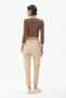 Women's Safari Italian-Waist Drawstring Waist Stretch Fabric Straight-Leg Pants, Sizes 38–44 - 4
