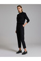 Black Carrot Fit Fabric Pants 50331138-VR046 - 3