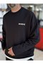 Black Win Sweatshirt with Glittery Lettering ES-206 - 7