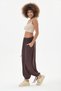 Shalwar Pants with Adjustable Drawstrings at the Waist and Ankles and Side Pockets: Sandy Shalwar - 6