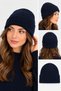 Unisex Fold-Over Knit Beanie – Plain-Knit Winter Casual Beanie - 2