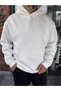 White Patchwork Hooded Sweatshirt SW-5272 - 4