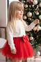 Girls' Sahra Red Tutu Costume: New Year's, Birthday, and School Performance Skirt - 7