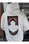 White Patchwork Hooded Sweatshirt SW-5272 - 2