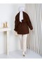 WOMEN'S PREMIUM-QUALITY BELTED OVERSIZED SHORT METLON COAT - 8