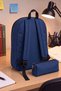 LS-2034 Unisex Backpack with Pen Pockets, Multiple Compartments, Large Capacity, Breathable, Orthopedic Back Support—For High School, Middle School, and Elementary School—NAVY BLUE - 3
