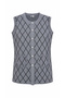 Crew Neck Tunic Knit Soft Vest / Charcoal Grey - 6