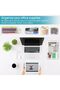 25 PCS Clear Plastic Drawer Organizers Set, 4-Size - 8