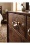 Berfino Set of 5 Crystal-Look Gold-Colored Furniture Knobs – Glass-Look Cabinet and Drawer Knobs - 2