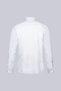 White Comfort Fit 100% Cotton Turn-Down Collar Satin Classic Groom's Shirt - 2