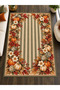 ETA Fall Pumpkin-Patterned Woven Woven-Back Rug eta4455 - 3