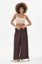 Shalwar Pants with Adjustable Drawstrings at the Waist and Ankles and Side Pockets: Sandy Shalwar - 2