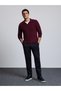 Burgundy Comfort Fit Sweater 50328518-VR014 - 4