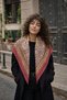100% Cotton Ethnic Etro Floral Print Shoulder Scarf, 100x100 cm