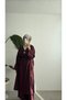 MAAR 100% Cotton MUSLIN SET - BURGUNDY - 3