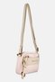 Women Brand Logo Cross Body Bag, Beige - 3