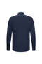 Navy Blue Comfort Fit 100% Cotton Button-Down Collar Long-Sleeve Casual Shirt - 2