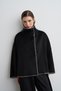 Melton Jacket with Seam Details