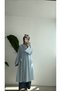 SIDE-TIE POPLIN KIMONO - BLUE - 3