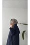 LONG COAT WITH A ZIPPER - NAVY BLUE - 3
