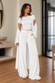 White Casual Three-Piece Set