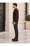 Polo Collar Button-Down Slim Fit Knit Sweater - 2