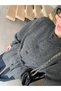 FISHERMAN'S BELTED COLLAR SWEATER CARDIGAN - 5