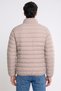 Men Regular Fit Long Sleeve Puffer Quilted Jacket, Beige - 4