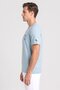 Men Regular Fit Short Sleeve Outdoor T-Shirt, Dusty Blue - 3