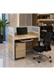 Compact office desk with a practical elegant design 120cm - 2